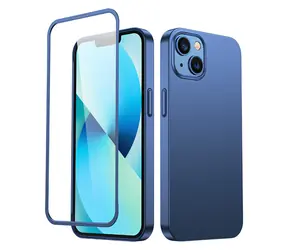 Joyroom JR-BP927 Rückseite für Apple iPhone 13 + Schutzglas blau