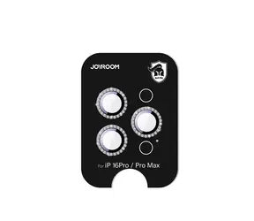 Joyroom JR-MSJ0307 Kameraschutzglas für Apple iPhone 16 Pro/16 Pro Max, Schwarz
