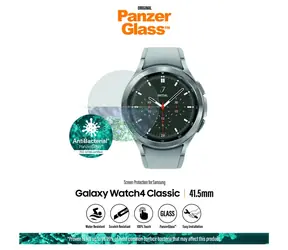 Unverpackt - PanzerGlass gehärtetes Glas, flaches Glas AB für Samsung Galaxy Watch 4 Classic 42 mm klar / unverpackt