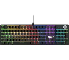 MSI FORGE GK320 Rot/Schwarz / Gaming-Tastatur / Mechanisch / Rote Schalter / USB-A / CZ+SK-Layout