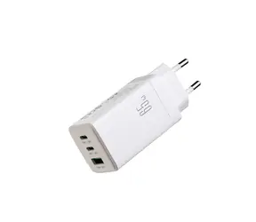 Joyroom JR-TG10 Netzteil weiß / 2x USB-C + 1x USB-A / USB-C-auf-USB-C-Kabel (1,2 m, weiß) / 65 W 
