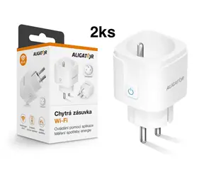 Aligator Set mit 2 WLAN-fähigen Smart-Steckdosen