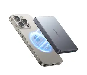 Joyroom JR-PBM08 grau / Powerbank / 10000 mAh / 20 W / 1x Lightning + 1x USB-C + kabelloses Laden