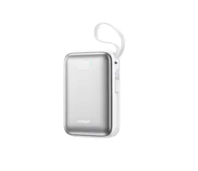 Joyroom JR-PBF29 weiß / Powerbank / 20000 mAh / 22,5 W / 1x USB-C / 1x Lightning + 1x USB-C-Kabel