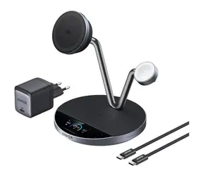 Anker Prime Kabelloses Ladegerät 3-in-1 Schwarz / 25 W