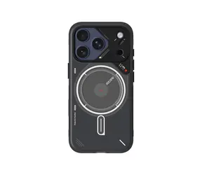Aulumu A17 TPU Schutzhülle für iPhone 17 Pro Max, durchscheinendes Grau
