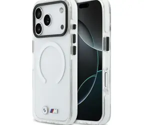 BMW Metal Logos MagSafe Rückseite für iPhone 17 Pro Max Transparent