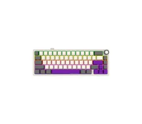LORGAR KBP70MW beige / kabellose Gaming-Tastatur 65% / US / 2,4 GHz / BT 5.0 / RGB