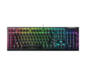 Ausgepackt - Razer BlackWidow V4 X Green Switch schwarz / Gaming-Tastatur / mechanisch / Razer Green / USB / US-Layout / ausgepackt