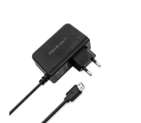 Ausgepackt - Qoltec 51022 Netzladegerät 1,4 m schwarz / 15 W / 5 V / 3 A / Micro-USB / ausgepackt