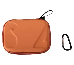 Ausgepackt - Sunnylife OA5-B893-C orange / Sportkameratasche / OSMO Action 5 Pro/4/3 / PU-Leder + EVA / ausgepackt