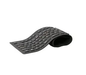 Ausgepackt - C-tech FK-01 Gel-Tastatur / CZ/ SK / USB / schwarz / ausgepackt