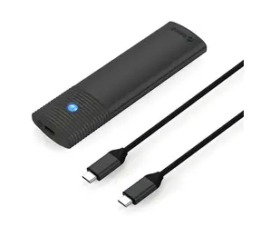 Ausgepackt - Orico PWM2-G2 externes Gehäuse für M.2 NVMe SSD, schwarz / 10 GB/s / USB-C / ausgepackt