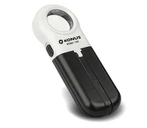 Konus Flexo-mini / Handlupe / 8x / LED 