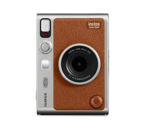 Fujifilm Instax mini evo braun / Sofortbildkamera / LCD / CMOS / 2560 x 1920 / Papierformat 86 x 56 mm / ISO 1600