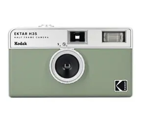 Kodak EKTAR H35 grün / Filmkamera / 35-mm-Film / Blitz