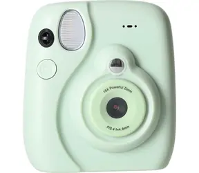KIK Instax Digitalkamera für Kinder, Grün / 16-facher Digitalzoom / Full HD / SD / ab 3 Jahren