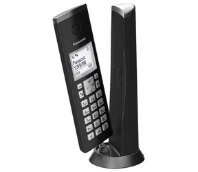 Panasonic KX-TGK210FXB schwarz / DECT-Schnurlostelefon / 3 Leitungen. Display / LED-Anzeige