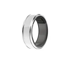 CUBE1 SMART Ring Größe 9 (19,2 mm) weiß / Smart Ring / Bluetooth 5.1 / 5ATM
