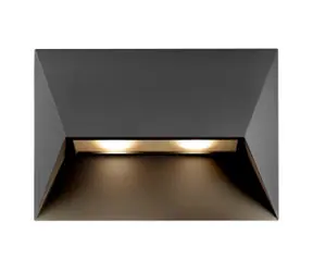 Nordlux Pontio 27 schwarz / Außenwandleuchte / GU10 / 2x25W / LED