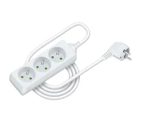 Retlux RPC 02 Verlängerungskabel 3-fach 3×1,0mm 2m weiß