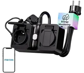 Meross MOP320MA- EU WLAN-/Außensteckdose/IP44 