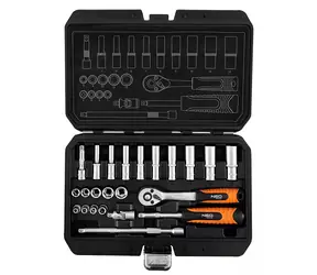 Neo Tools 10-231 / Werkzeug- und Steckschlüsselsatz / Größe 1/4" / 23-teilig