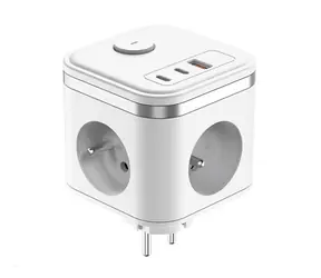 Viking Y33W Hub-Adapter weiß / 3x 230V + 1x USB-A + 2x USB-C