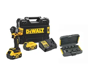 DeWalt DCF922P2TA / Akku-Schlagschrauber 1/2" / 18 V / 2500 U/min / 406 Nm / 2 x 5,0 Ah Li- ION + Ladegerät