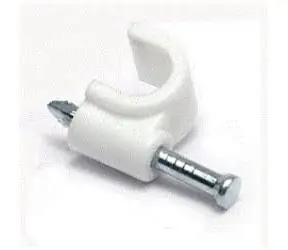 DATACOM -Kabelklemme (6 mm), weiß, 100 Stück