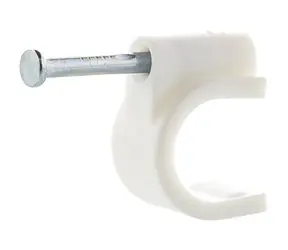 DATACOM -Kabelklemme (5 mm), weiß, 100 Stück