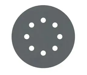 BOSCH PRO F355 2608605122 / Schleifpapier P600 / Durchmesser 125 mm / 8 Löcher / 5 Stück.