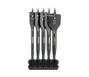 DeWalt DT70834 / 5-teiliges Flachholzbohrer-Set / 16-32 mm