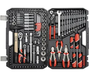 YATO YT-38901 / Gola-Set 1|2" & 1|4" + Zubehör / 122-tlg