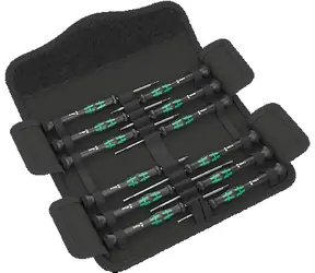 Wera Kraftform Micro 12 Universal 1 / Schraubendreher-Set für den Einsatz in der Elektronik