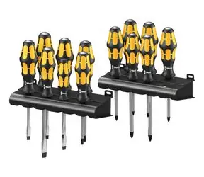 Wera Big Pack 900 Kraftform Wera Schraubendreher-Set / Meißel-Schraubendreher + Ständer