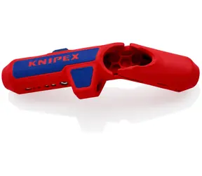 Knipex ErgoStrip 16 95 01 SB Universelles Abisolierwerkzeug 135mm / 4,8 - 7,5mm / für Rechtshänder