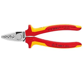Knipex 9778180 Isolierte Aderendhülsenzange 180mm / 1000V VDE 