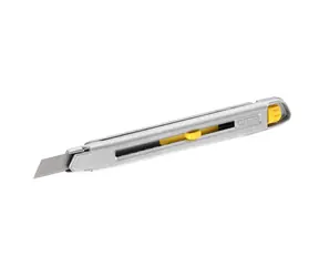 Stanley 0-10-095 / Klappmesser mit Abbrechklinge (9 mm) und Arretierung / Metall