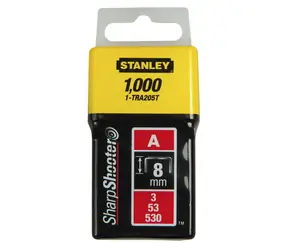 Stanley 1-TRA209T / 14mm 9:16" Standardklammern / Typ A 5 | 53 | 530 / 1000 Stück 