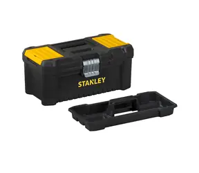 Stanley STST1-75521 / Werkzeugkasten mit Metallschnallen / Maße: 48 x 25 x 25 cm
