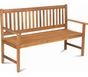 Fieldmann FDZN 4006-T / Gartenbank 3-Sitzer / Material: Holz (Akazie) / Maße 61 x 150 x 90 cm / Belastbarkeit 240 kg