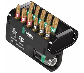 Wera Bit-Check 12 Diamond 1/12-teiliges Bit-Set 