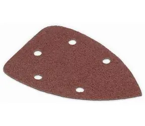 KREATOR KRT220003 / Schleifpapier für Holz und Metall / Körnung 40 / Maße 140x140x80 mm / 5 Stk