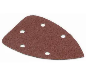 KREATOR KRT220009 / Schleifpapier für Holz und Metall / Körnung 240 / Maße 140x140x80 mm / 5 Stk