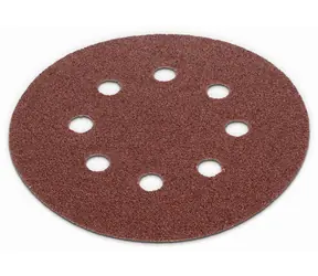 KREATOR KRT230507 / Schleifpapier für Holz und Metall / Körnung 120 / Durchmesser 125 mm / 5 Stk