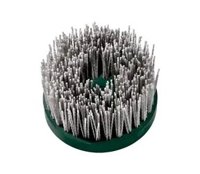 Metabo Scheibenbürste / Durchmesser 130 mm / SiC-Schleifborsten / Durchmesser 1,27 mm / P 46 / M14