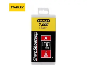 Stanley LD Heftklammern 6 mm Typ A 5|53|530 / 1000 Stück