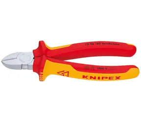 Knipex 7006160 Isolierte Seitenspaltzange 160 mm / 1000 V VDE