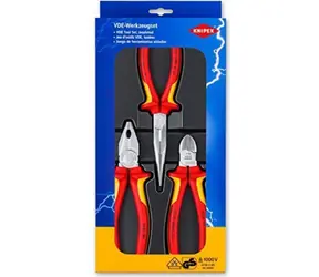 Knipex 002012 Elektro-Set - Set isolierter Zangen / 1000 V VDE